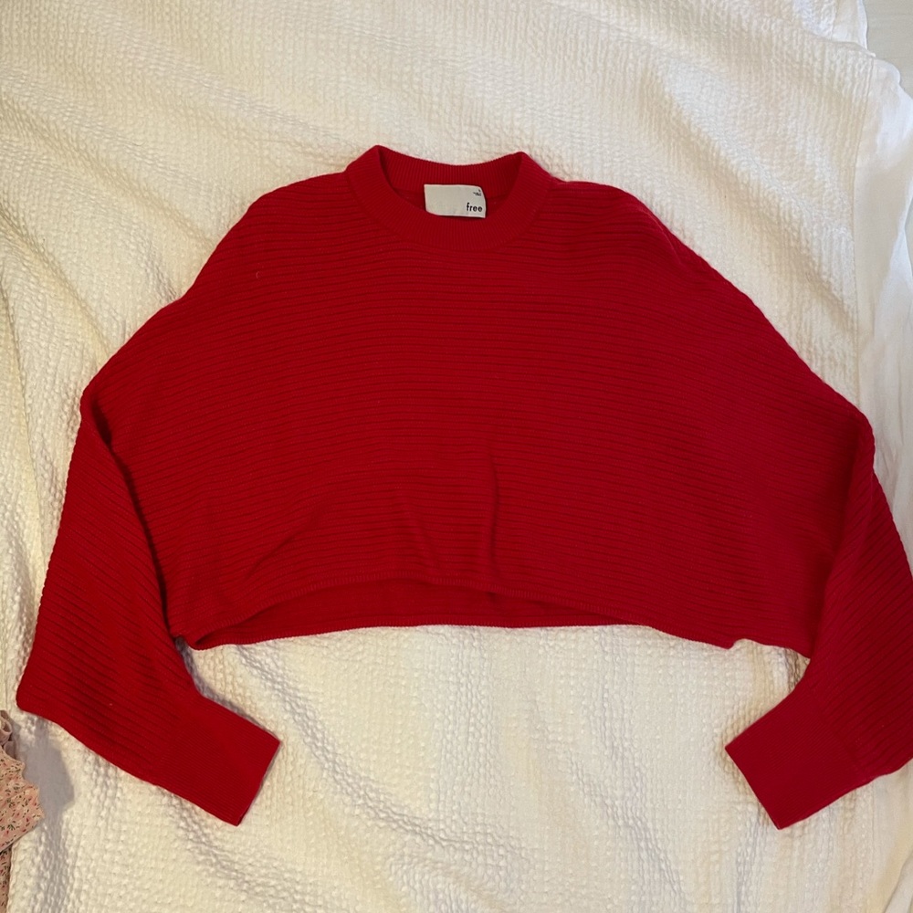 COPY - Red Aritzia -Wilfred Free Sweater